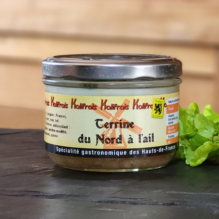 Terrine du Nord à l'ail - 180 g