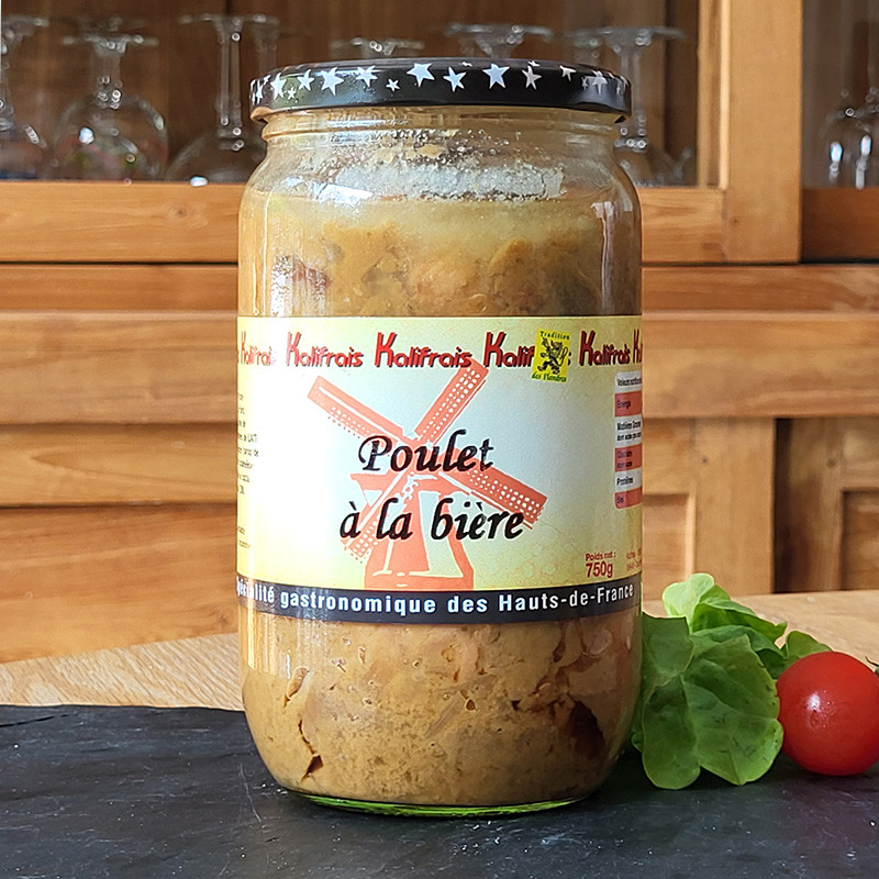 Poulet à la bière - 750g